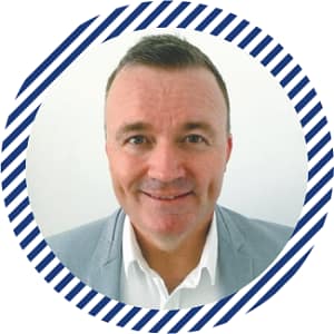 Smiling man in a suit