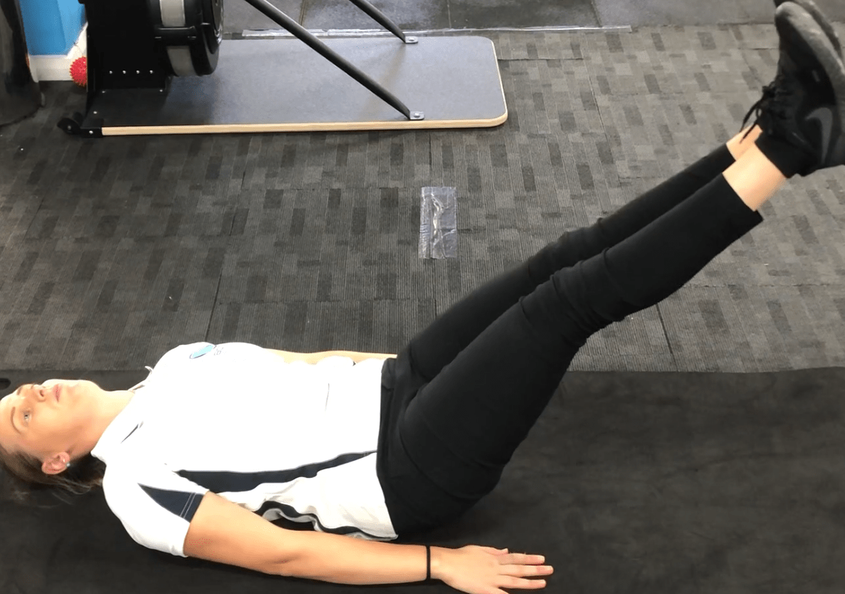 Supine leg lift sale