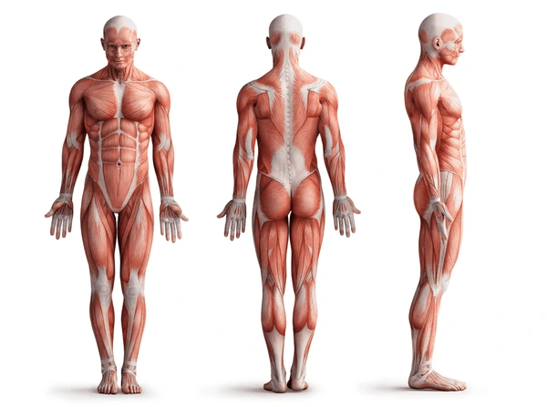 core muscles within an anatomical body,